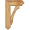Ekena Millwork Imperial Arts and Crafts Rough Sawn Bracket w/ Offset Brace, Western Red Cedar, 8"W x 22"D x 34"H BKT0806X22X34IMP03RWR - alternate 2